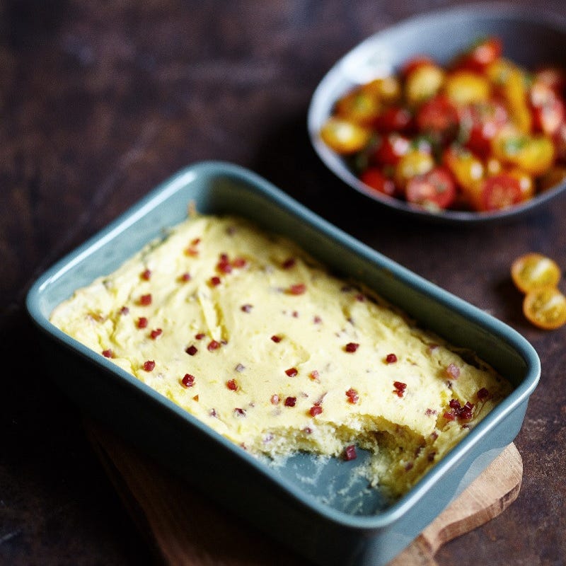 Obwaldner Ofetori mit Tomatensalat