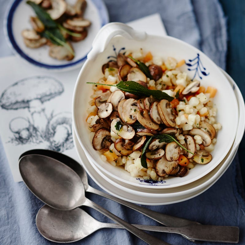 Photo de Risotto d’orge aux champignons et à la sauge prise par WW