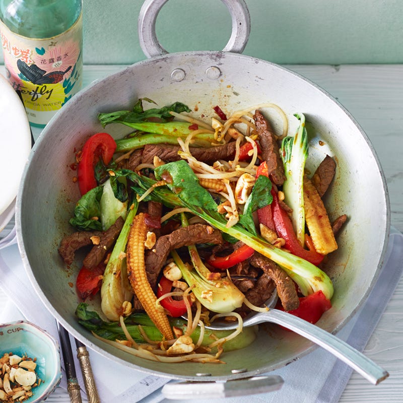 Foto Gemüsewok mit Steakstreifen von WW