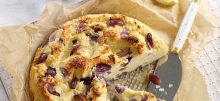 Gâteau de couscous au raisin