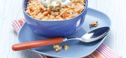 Porridge façon carrot cake