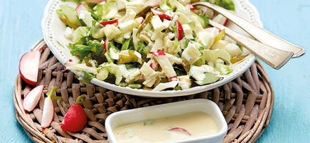Salade d'oeufs aux radis