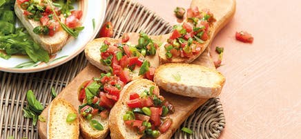 Bruschetta à la tomate