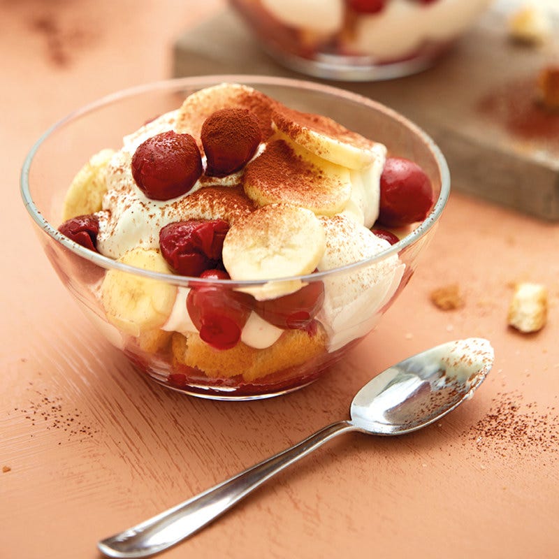 Mascarponecreme mit Kirschen