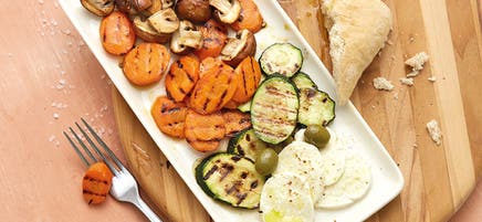 Antipastigemüse mit Mozzarella
