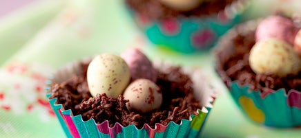 Chocolate Easter nests