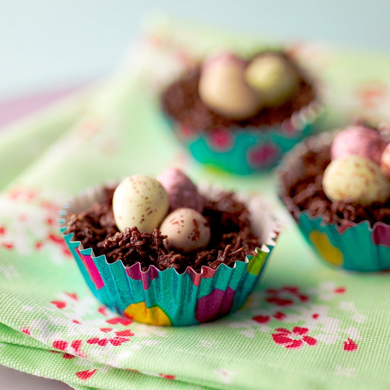 Chocolate Easter nests