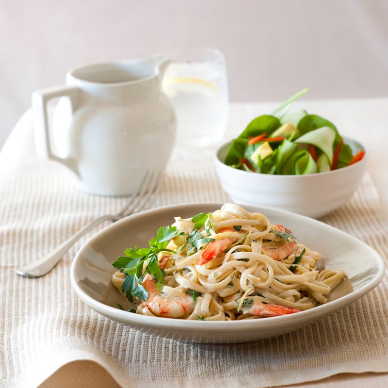 Photo of Linguine with lemon prawns by WW