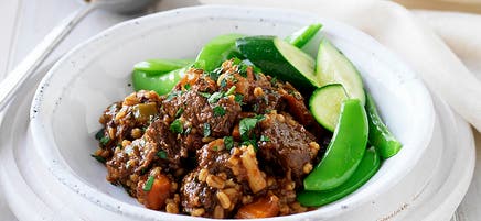 Beef and barley casserole