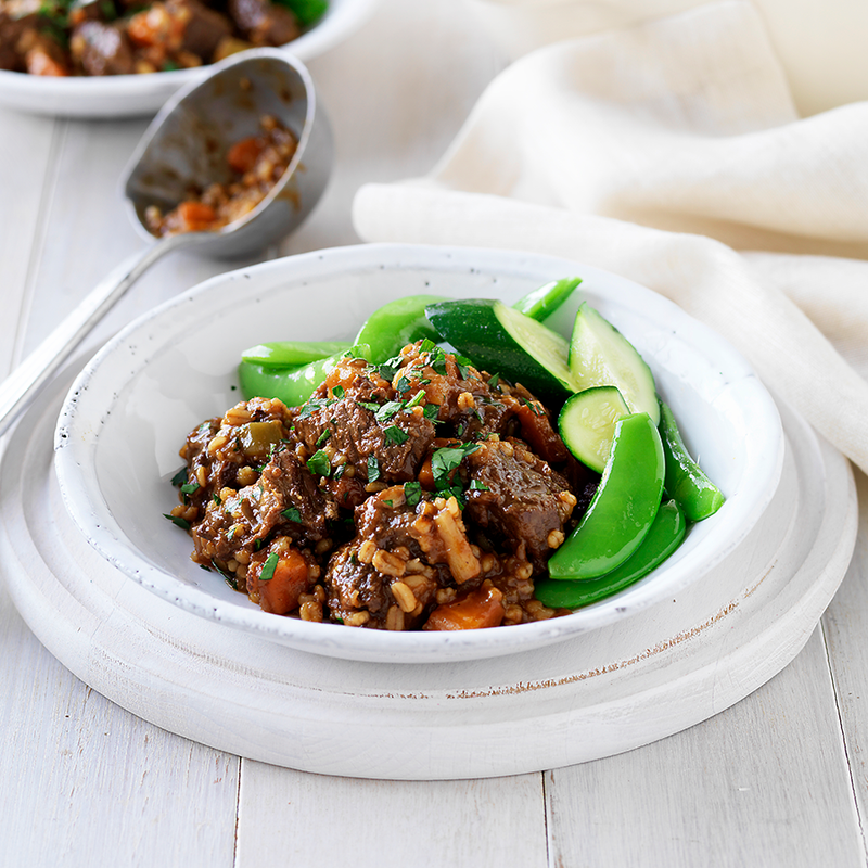 Beef and barley casserole