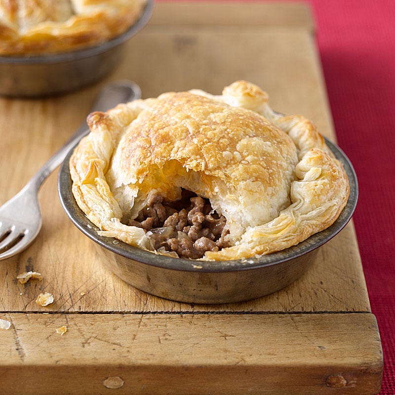 Aussie meat pie