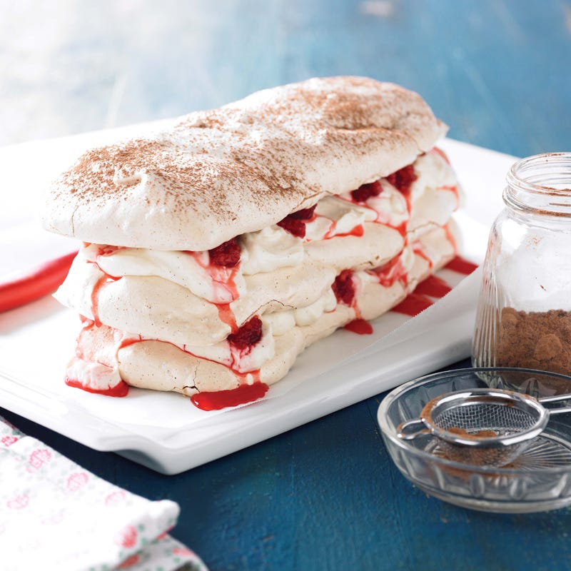 Photo of Hazelnut raspberry meringue torte by WW