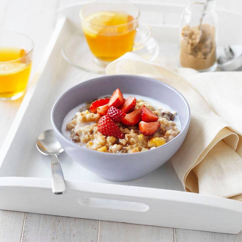 Photo of Peach and raisin porridge by WW