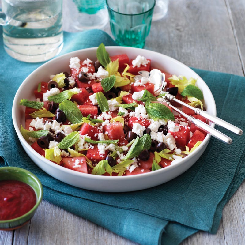 Photo of Watermelon, feta and mint salad by WW