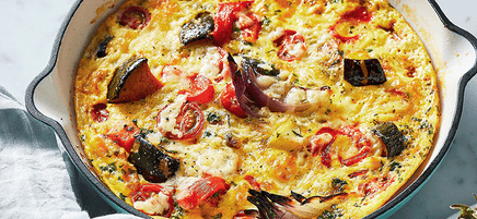 Roast vegetable frittata