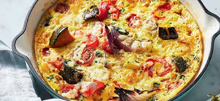Roast vegetable frittata