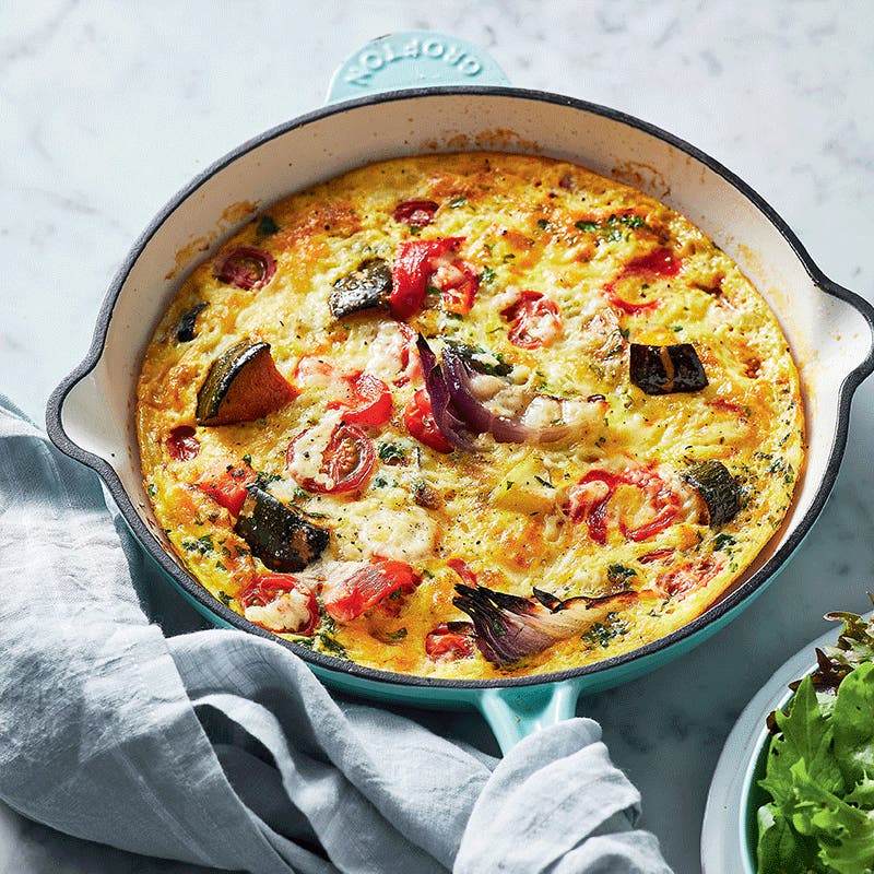 Roast vegetable frittata