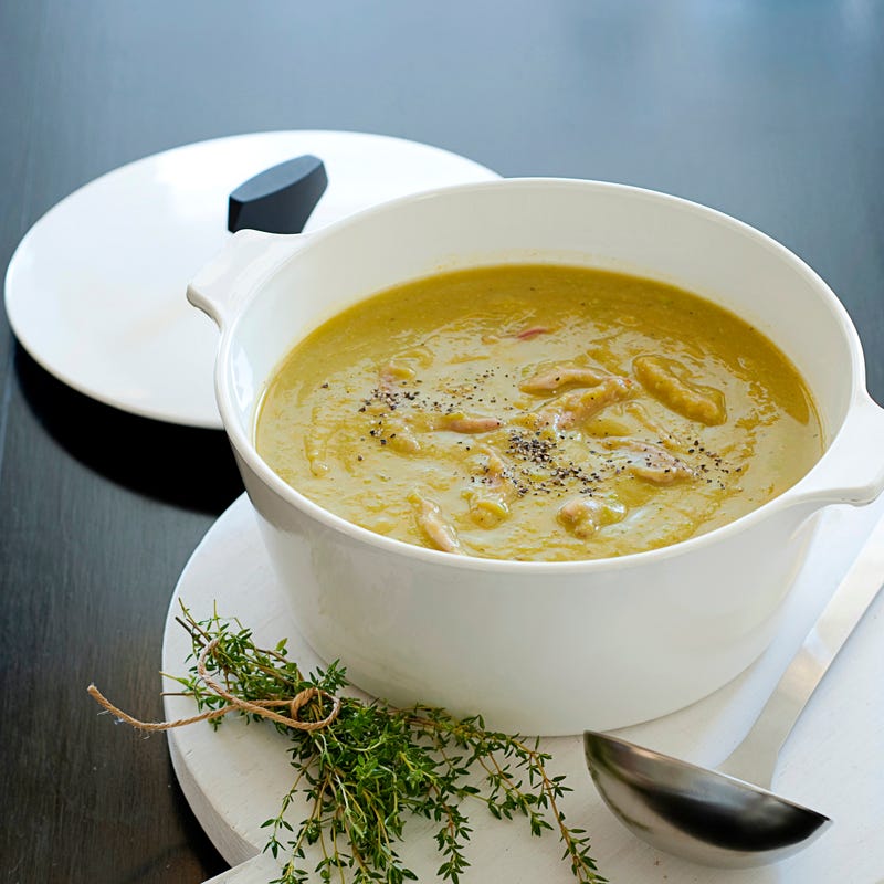 Photo of Thyme scented pea and ham soup by WW