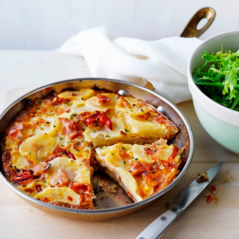 Photo of Ham and roasted capsicum tortilla by WW