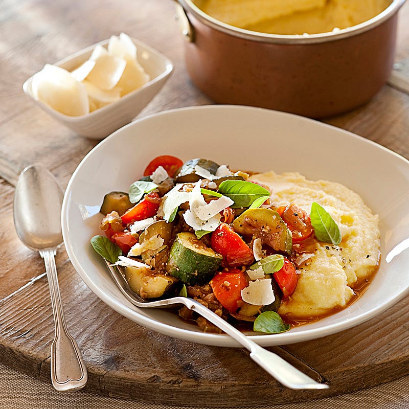Photo of Braised vegetables with soft polenta by WW