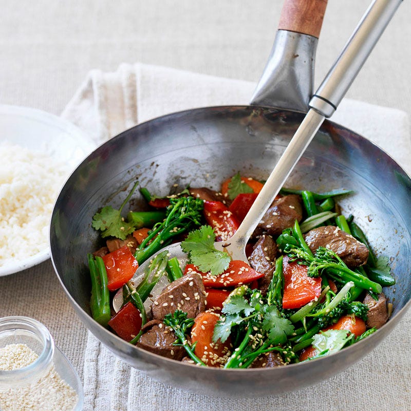 Mongolian lamb stir-fry