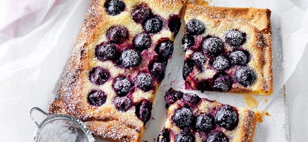 Cherry and almond galette