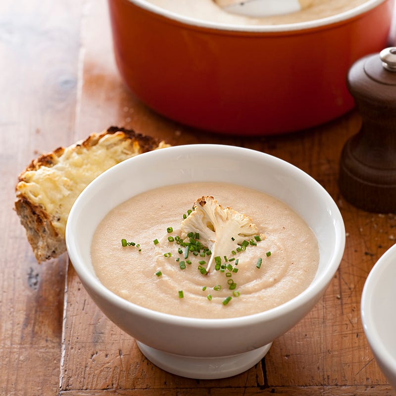 Photo of Roasted cauliflower and potato soup by WW