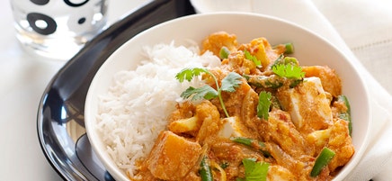 Korma vegetable curry