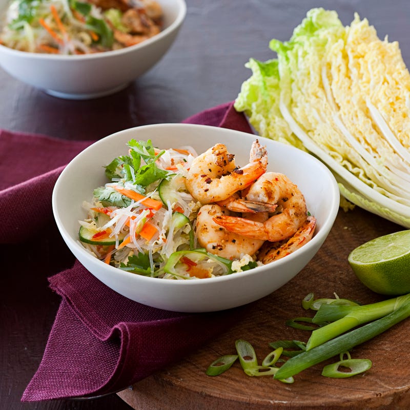 Photo of Salt and pepper prawns with noodles by WW