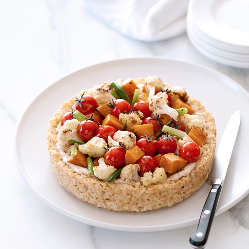 Photo of Roast vegetable tart with rice crust by WW