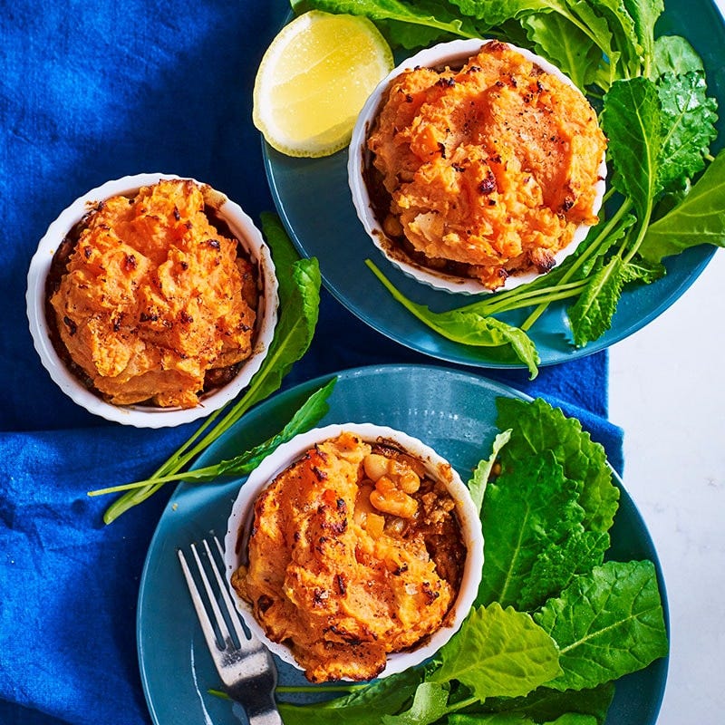 Shepherd's pie with sweet potato