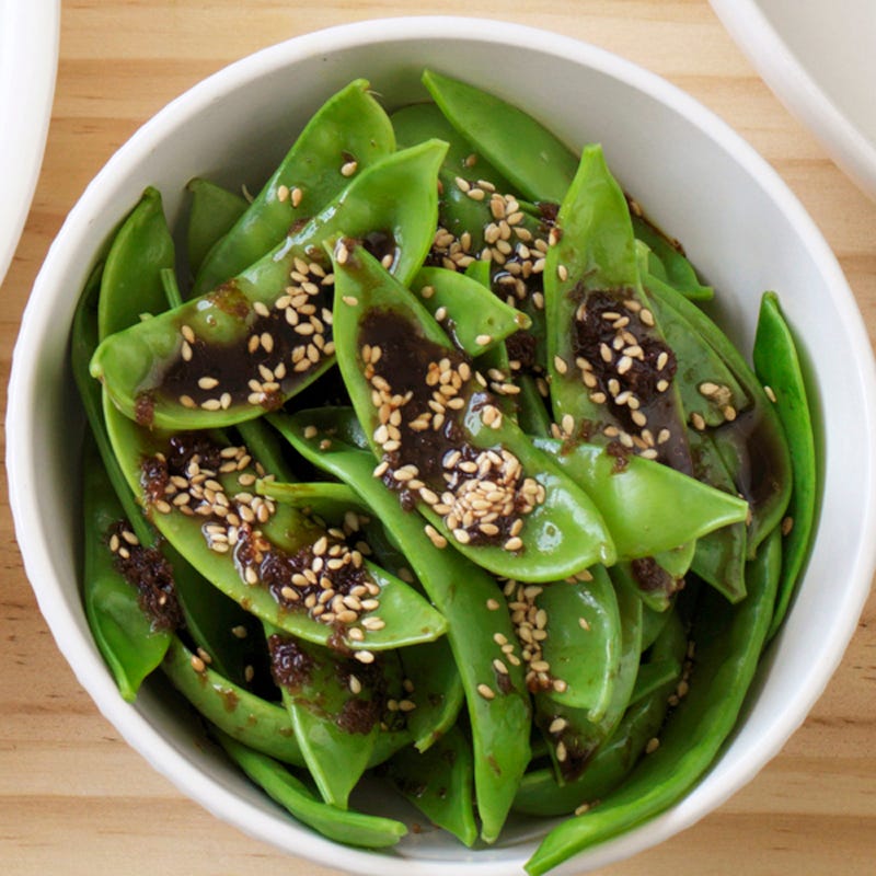 Photo of Snow peas with soy and ginger dressing by WW