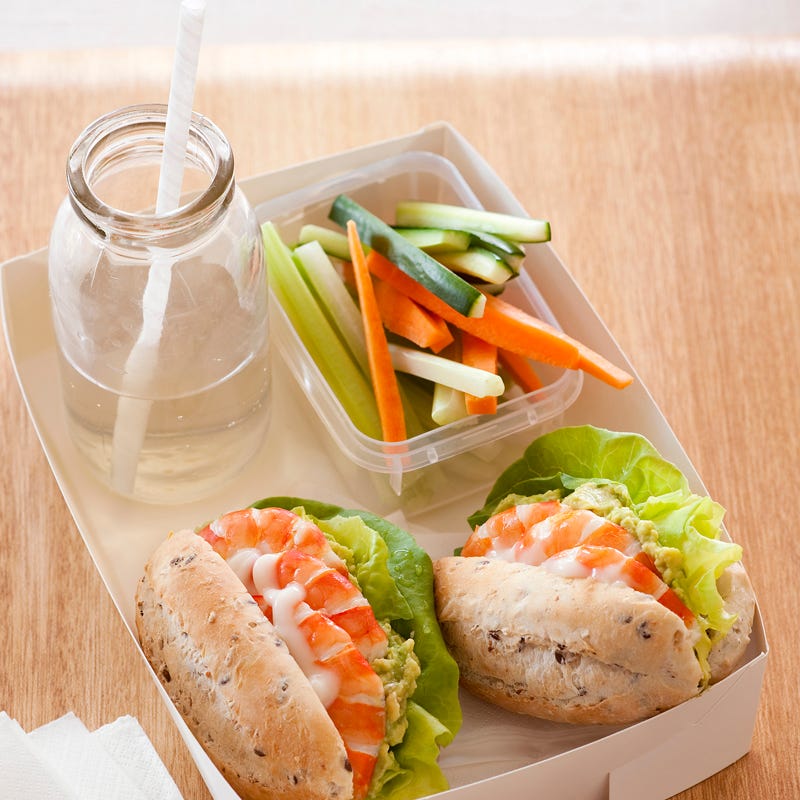 Photo of Warm avocado and prawn rolls by WW