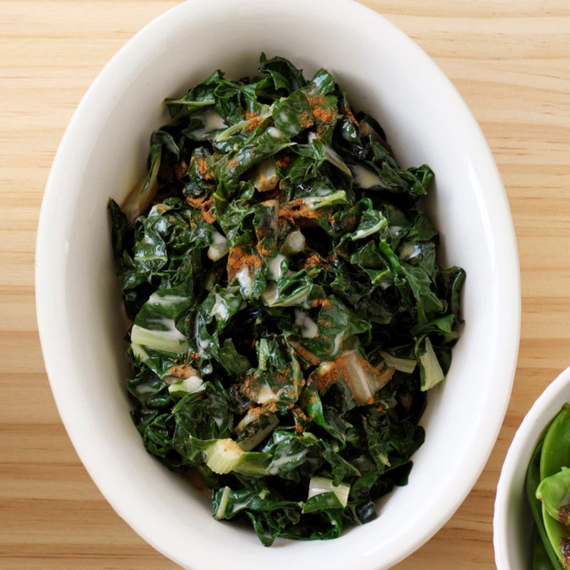 Photo of Creamed silverbeet with garlic by WW