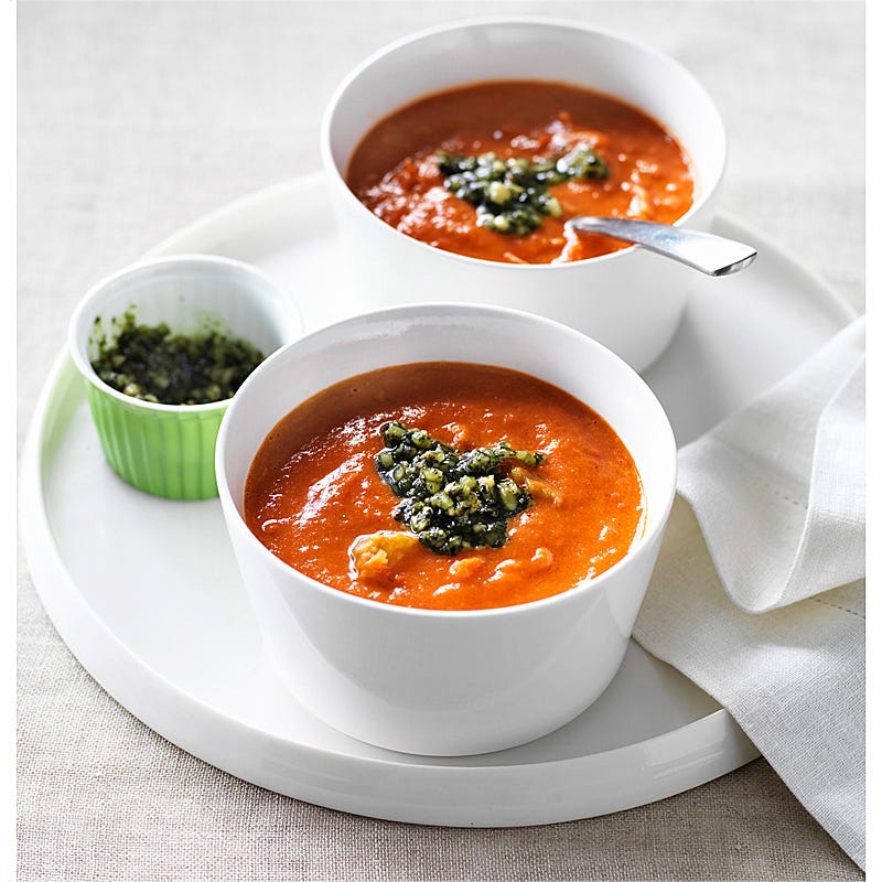 Photo of Roasted tomato soup with pesto by WW