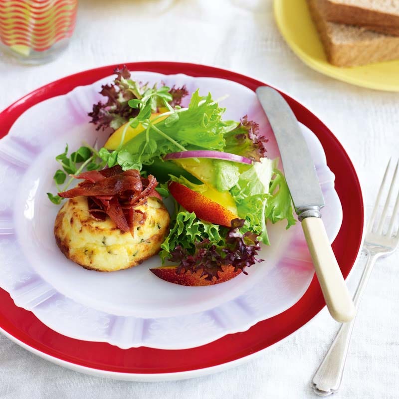 Photo of Baked ricotta, prosciutto and nectarine salad by WW
