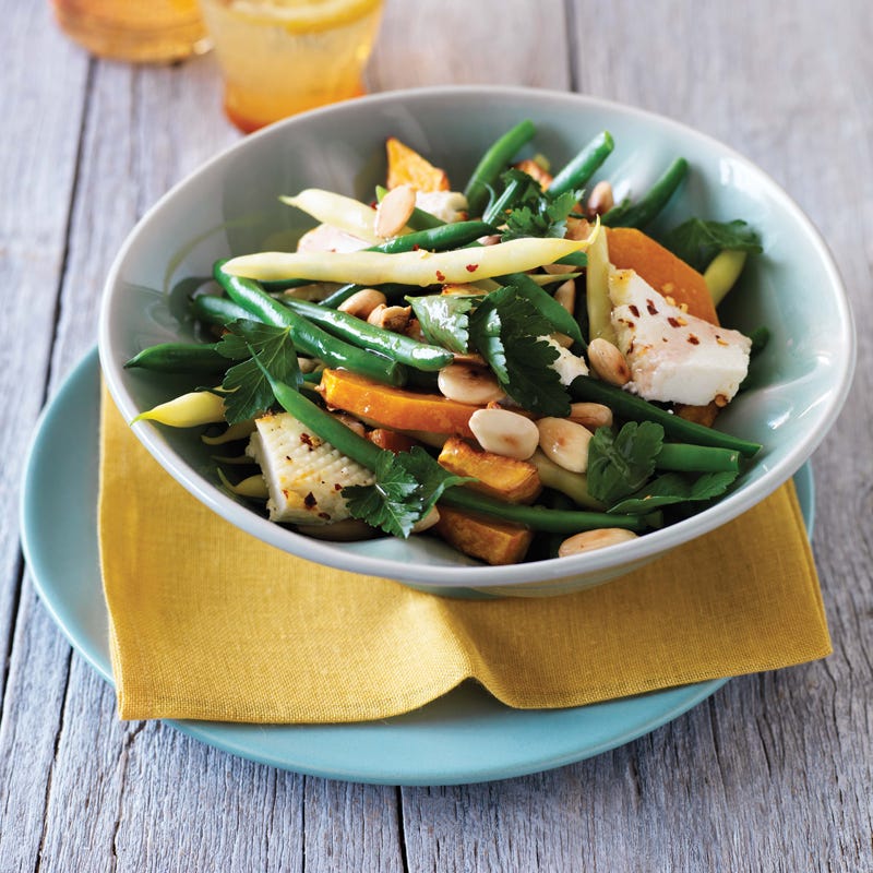 Photo of Green bean, pumpkin and ricotta salad by WW