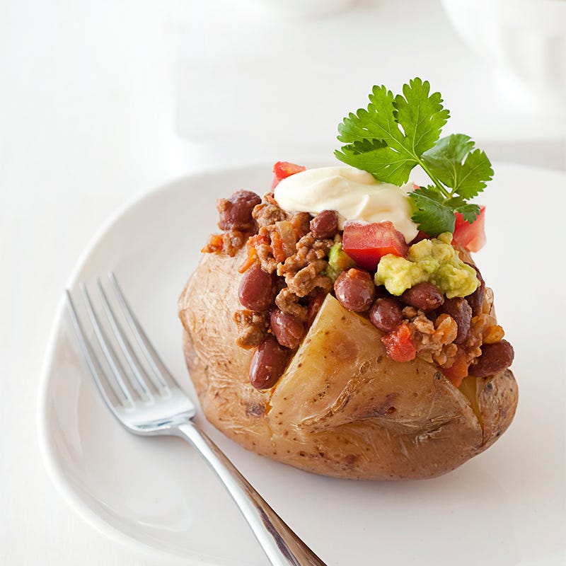 Mexican jacket potato