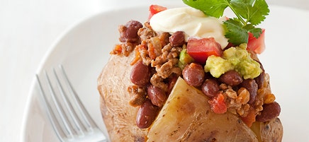 Mexican jacket potato