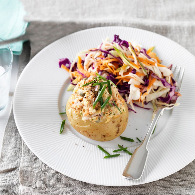 Photo of Roasted potatoes with salmon and chives by WW