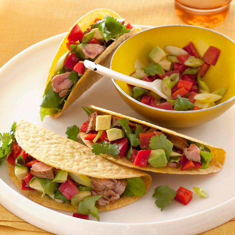 Photo of Mexican pork tacos with avocado salsa by WW