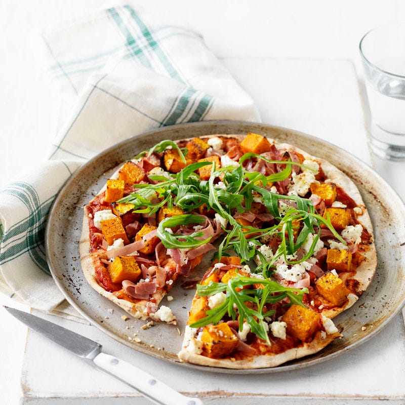 Photo of Pumpkin, pancetta and feta pizza by WW