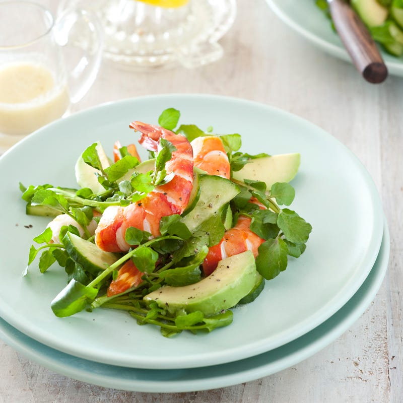 Prawn and avocado salad