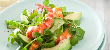 Prawn and avocado salad