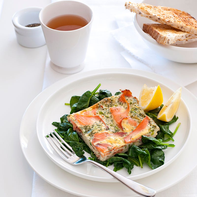 Photo of Smoked salmon and horseradish frittata by WW