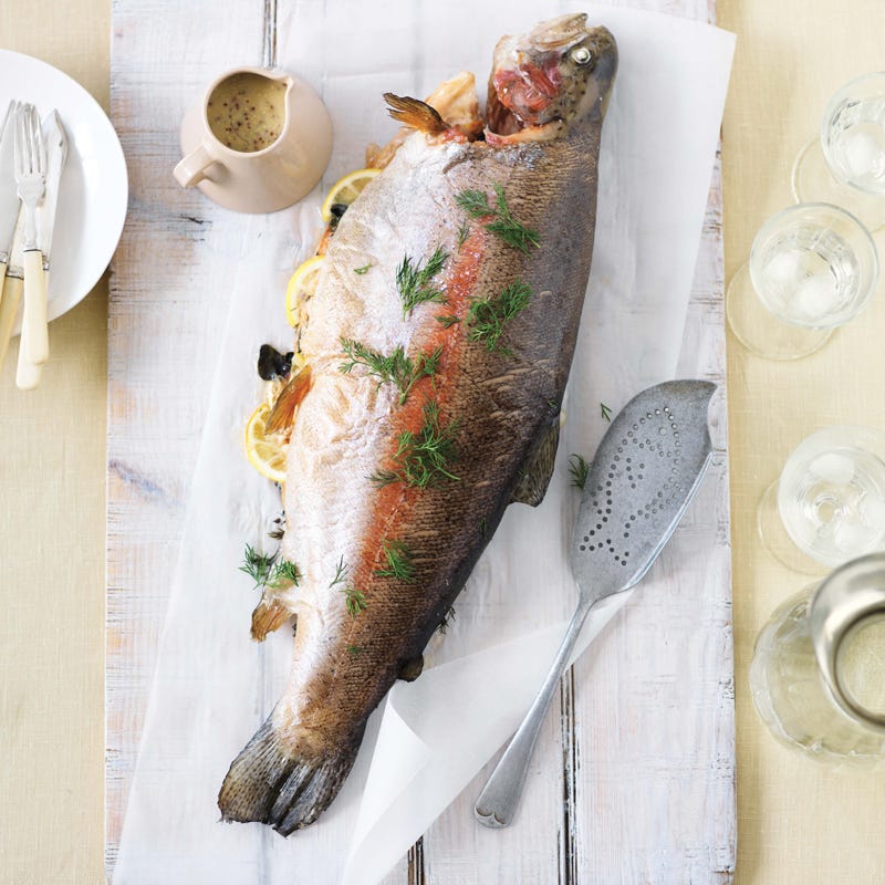 Photo of Baked ocean trout with horseradish sauce by WW