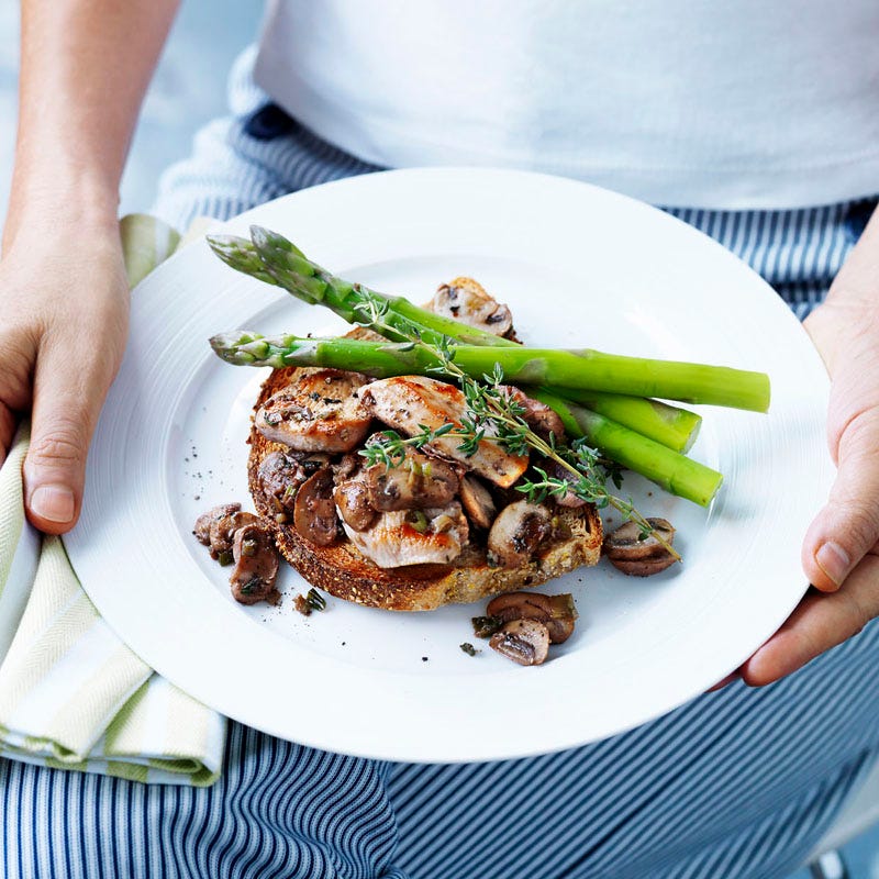 Photo of Chicken and garlic mushroom crostini by WW