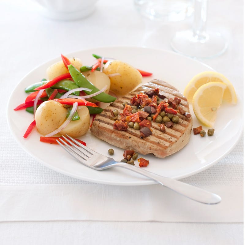 Photo of Grilled tuna with Sicilian salsa by WW