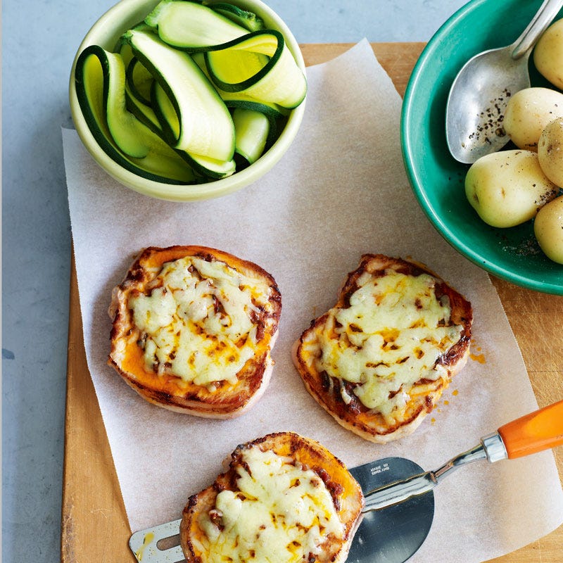 Photo of Pork with pesto and cheese by WW