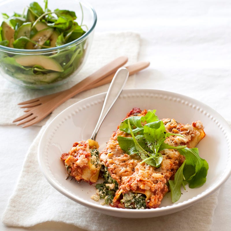Photo of Spinach, pancetta and ricotta cannelloni by WW